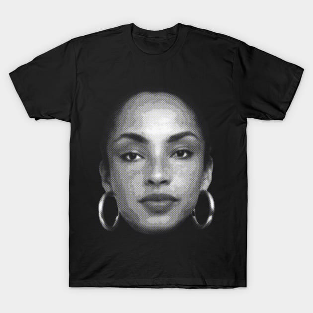Halftone Of Sade Adu T-Shirt by Trends121